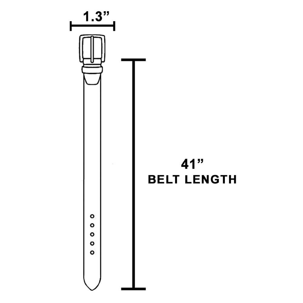 Western Cow Stone Buckle Belt