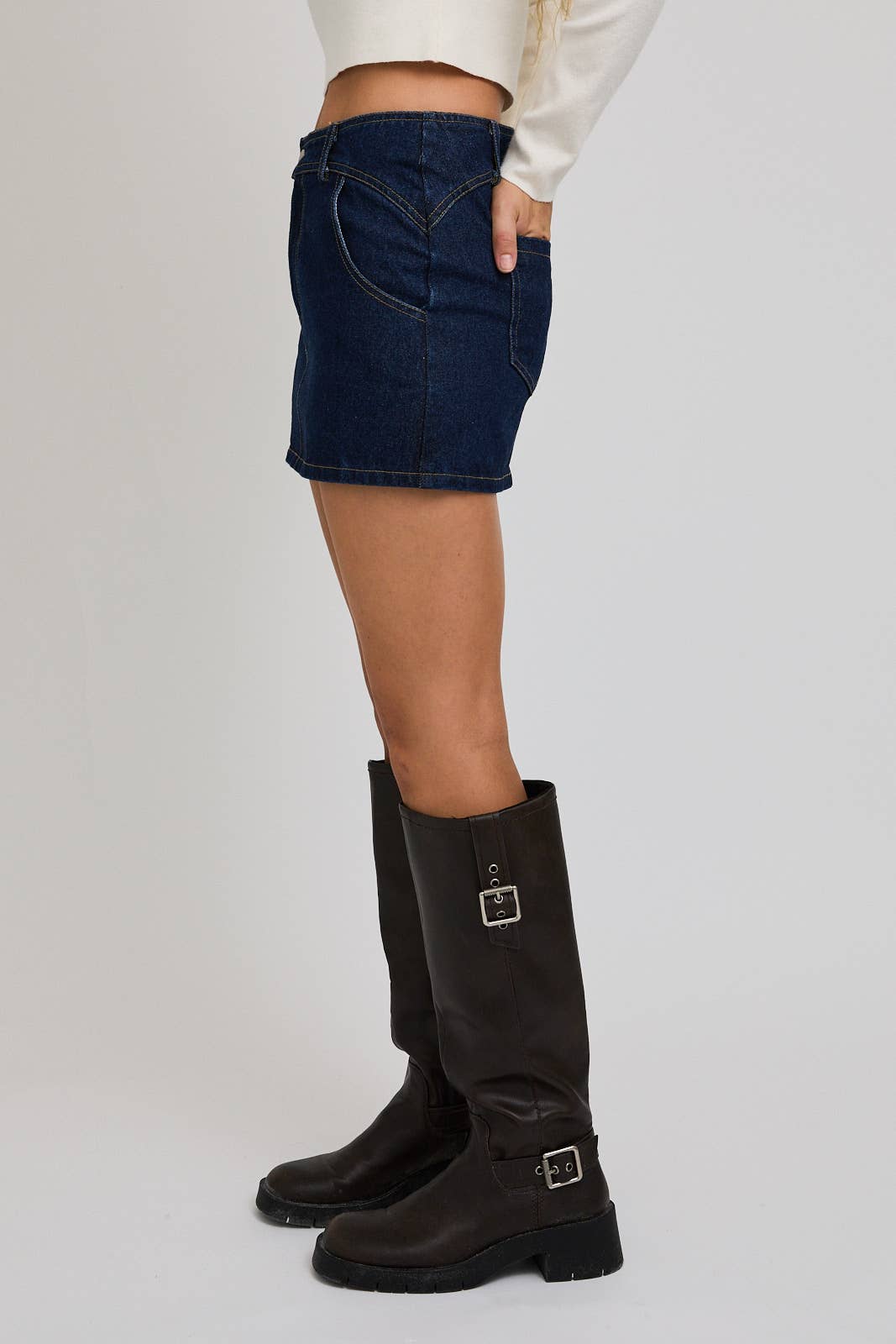 WESTERN STYLE MINI SKIRT