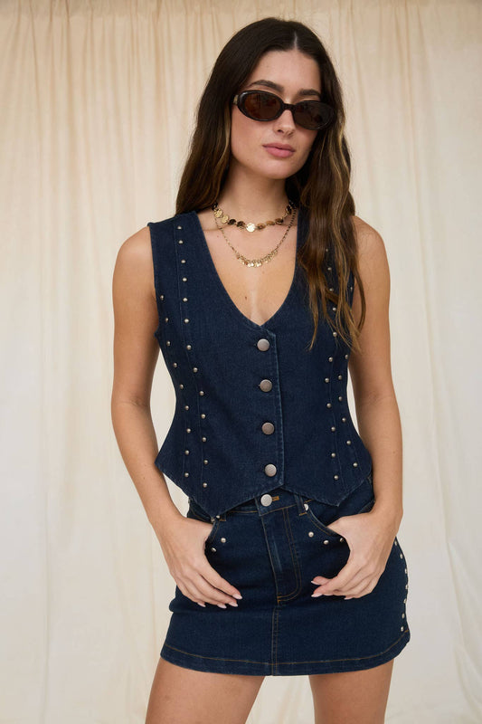 STUDED VEST