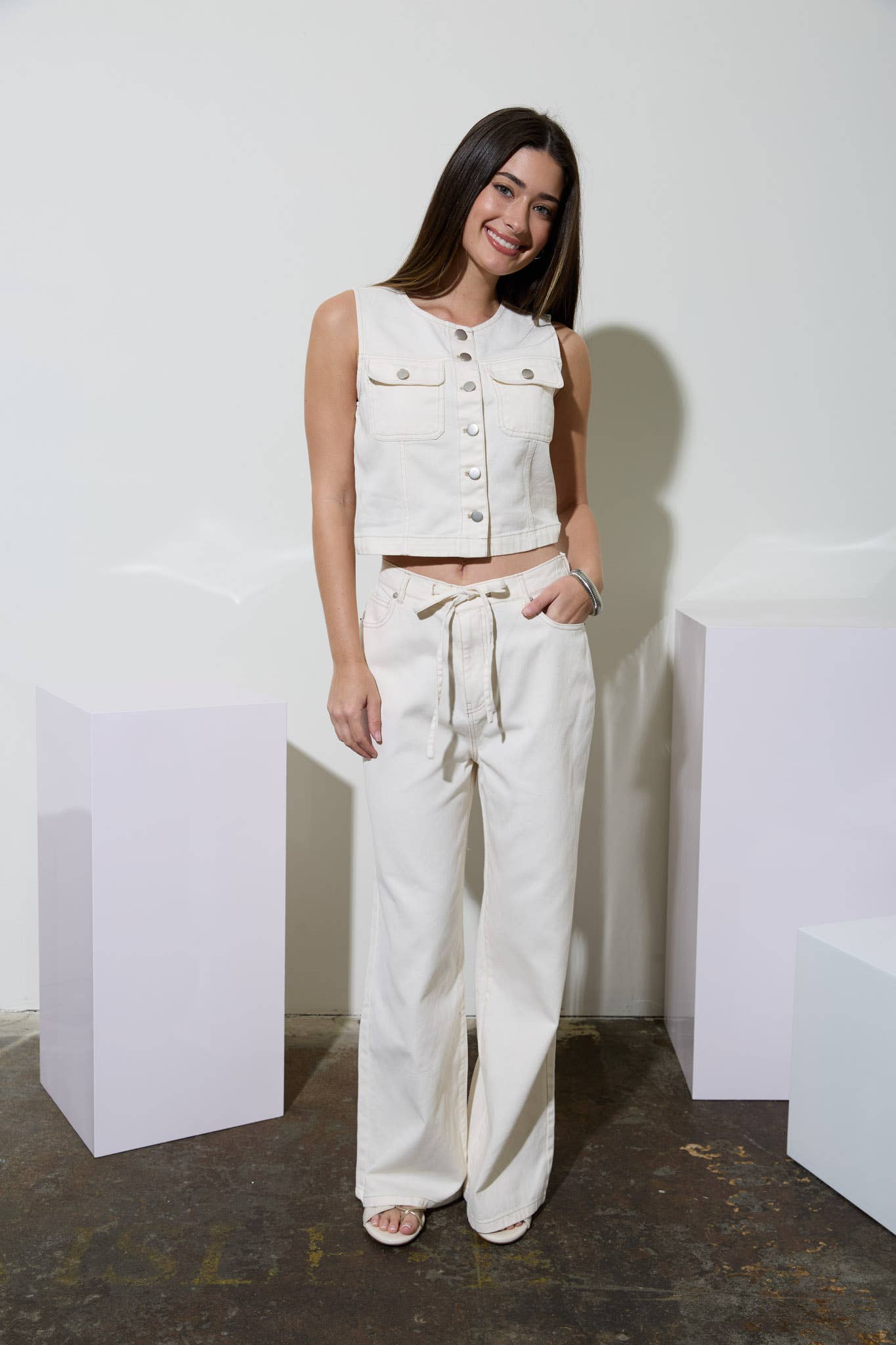 STEPHANIE DENIM VEST