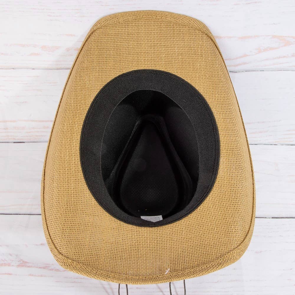 Western Longhorn Strap Cowboy Hat