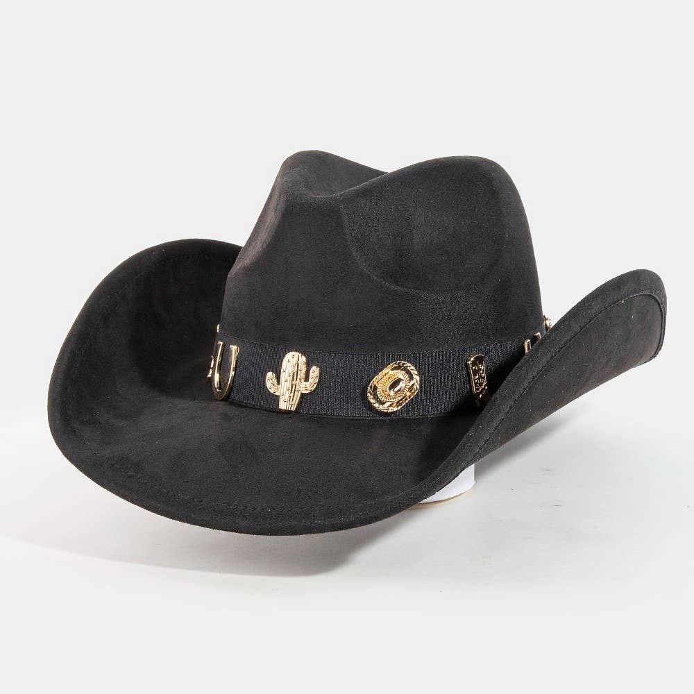 Western Cactus Horseshoe Hat