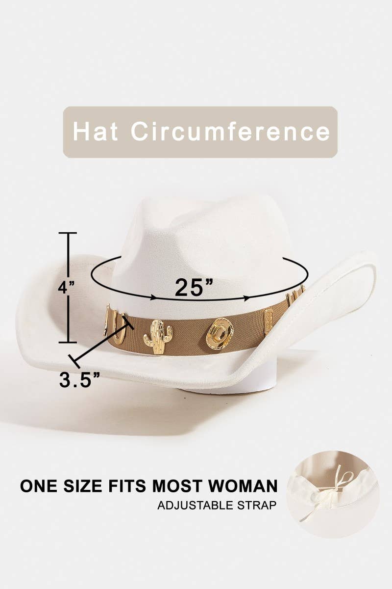 Western Cactus Horseshoe Hat
