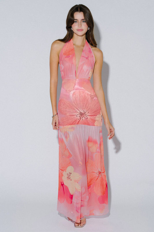 Ruby Halter Maxi Dress